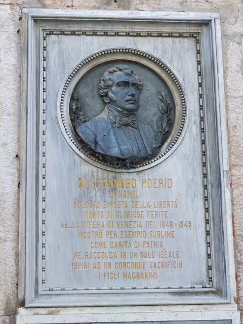 Alessandro Poerio poeta napoletano morto durante la difesa di Venezia 