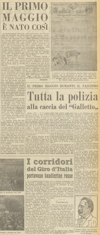 image of «l'Unità», 1 maggio 1947