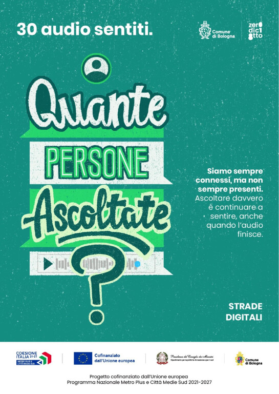 immagine di 30 audio sentiti. Quante persone ascoltate?