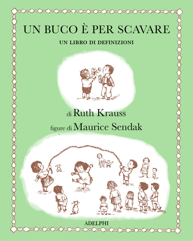 copertina di Un buco è per scavare. Un libro di definizioni