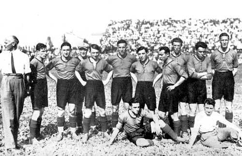 La squadra del Bologna Campione d'Italia 1925 