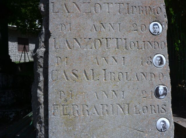 Cippo dei partigiani impiccati a Barigazzo