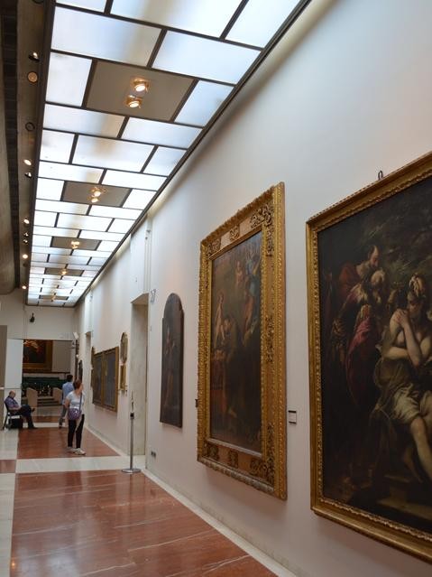 Le sale della Pinacoteca Nazionale (BO) ristrutturate dall'arch. L. Pancaldi