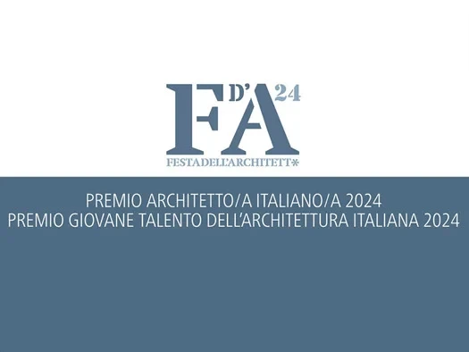 copertina di Premi Architetto/a Italiano/a e Giovane Talento dell'architettura Italiana 2024