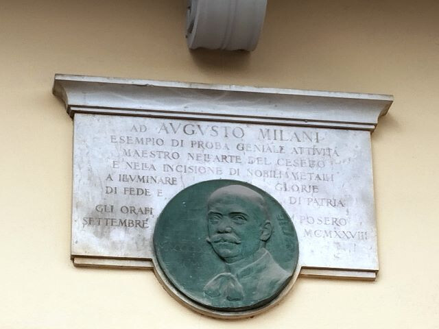 Lapide per Augusto Milani