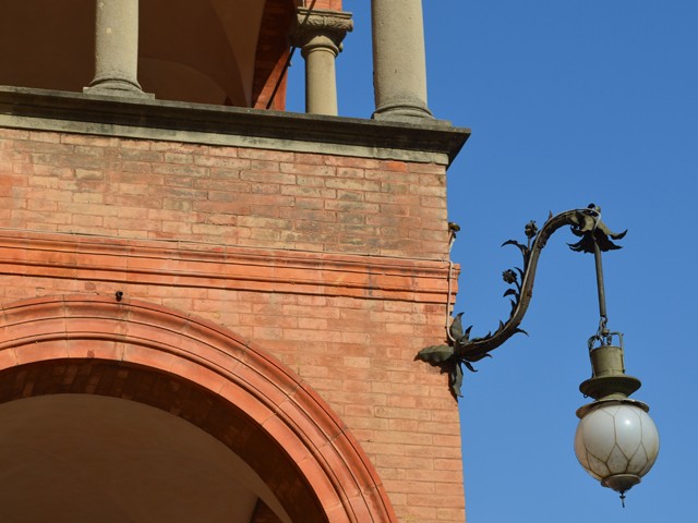 Ex convento di San Michele in Bosco - facciata - particolare