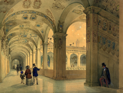 Contardo Tomaselli e Onofrio Zanotti, Quadriloggiato superiore, 1849