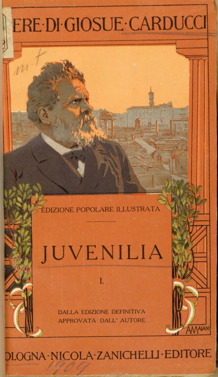image of Copertina a colori di Opere di Giosue Carducci