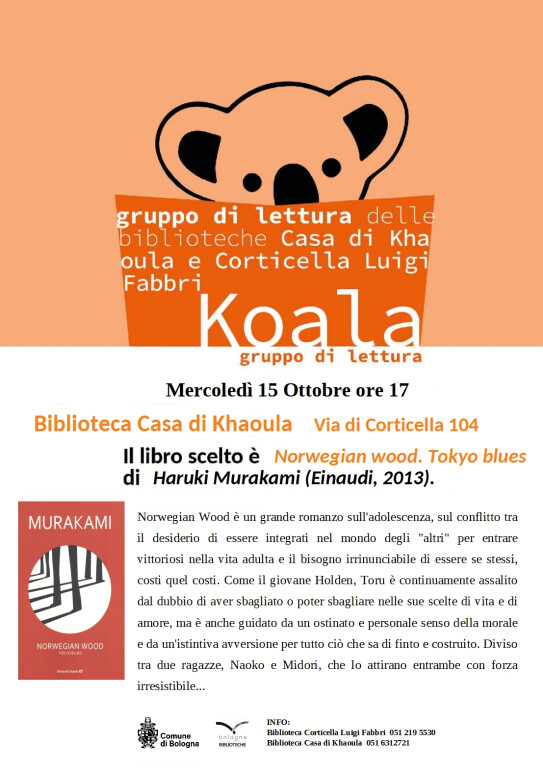 Gruppo lettura Koala Ottobre 2025