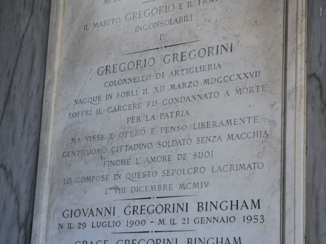 Tomba di Gregorio Gregorini