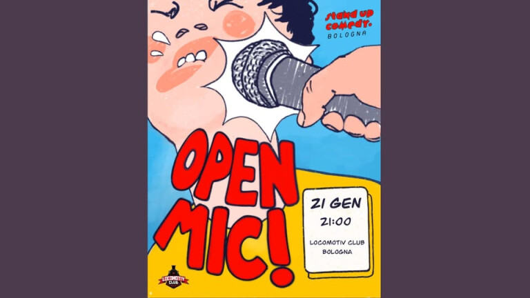 copertina di Stand up comedy Open Mic