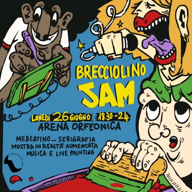 copertina di Brecciolino Jam - Banchetti & Serigrafie