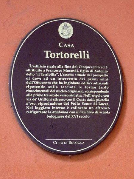 Casa Tortorelli - cartiglio