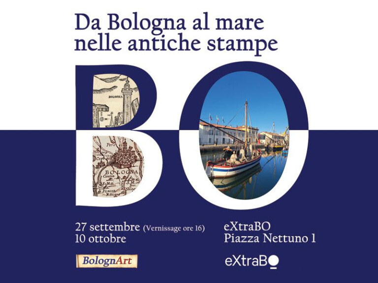 copertina di Da Bologna al mare nelle antiche stampe