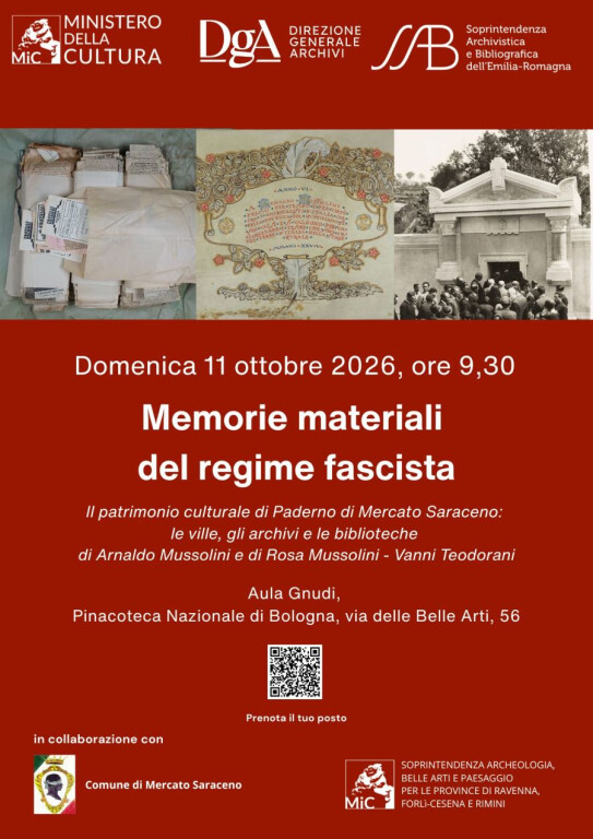 copertina di Memorie materiali del regime fascista