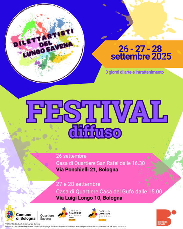 copertina di Dilettartisti del Lungo Savena | Festival diffuso