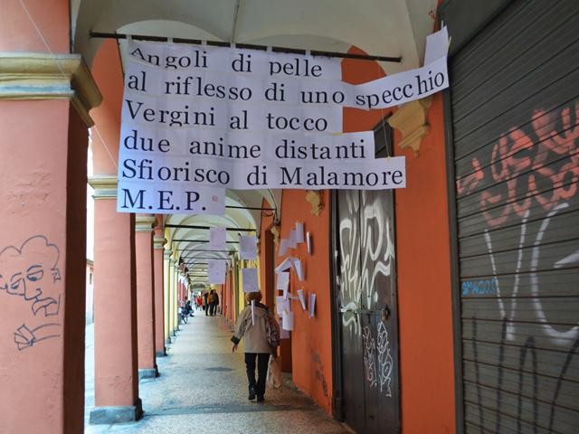 Muri di Versi - via Fondazza (BO) - maggio 2015 	