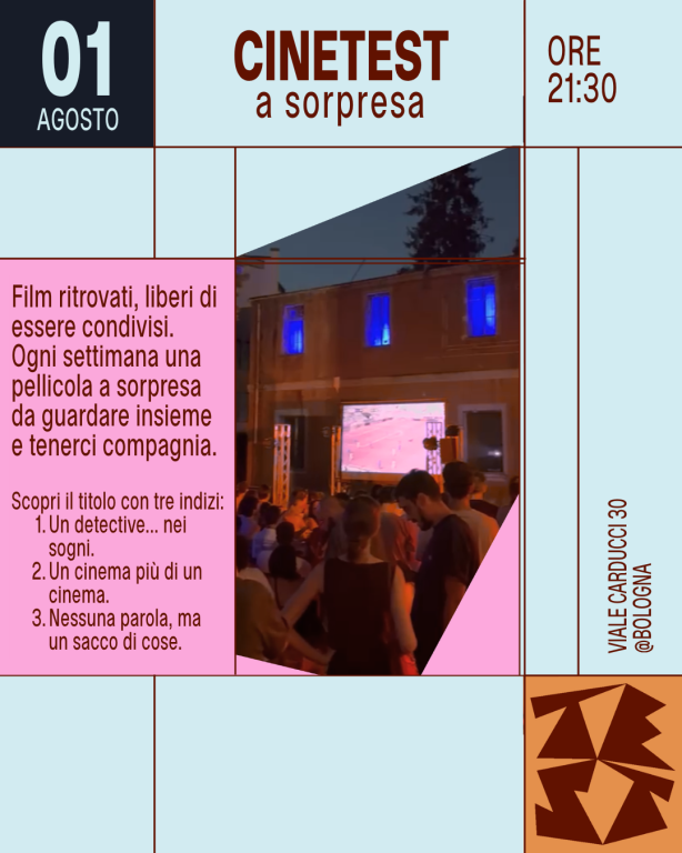 copertina di CINETEST a sorpresa