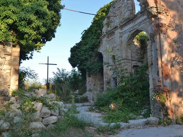 La chiesa bombardata di San Martino