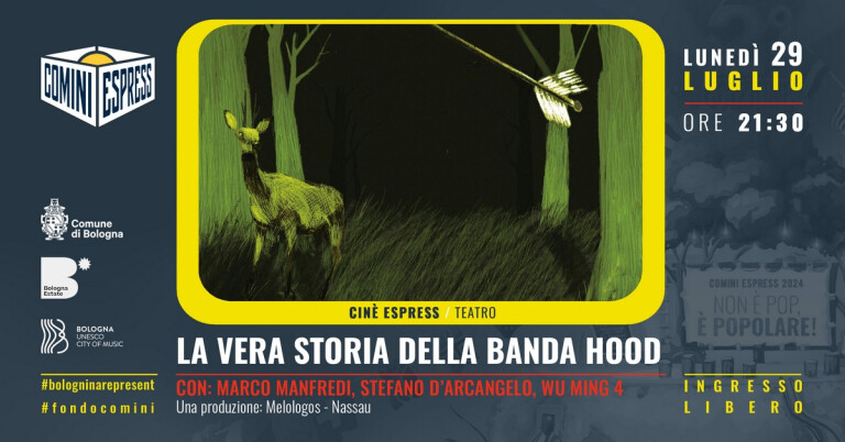 copertina di La vera storia della banda Hood: il reading