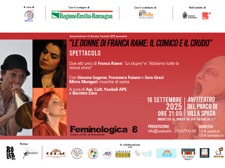 copertina di Le donne di Franca Rame: il comico e il crudo