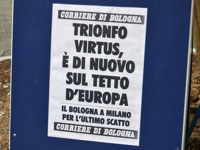La vittoria della Virtus -  "Corriere di Bologna"