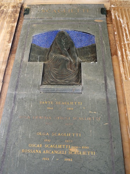 Tomba della famiglia Scaglietti - Cimitero della Certosa (BO)