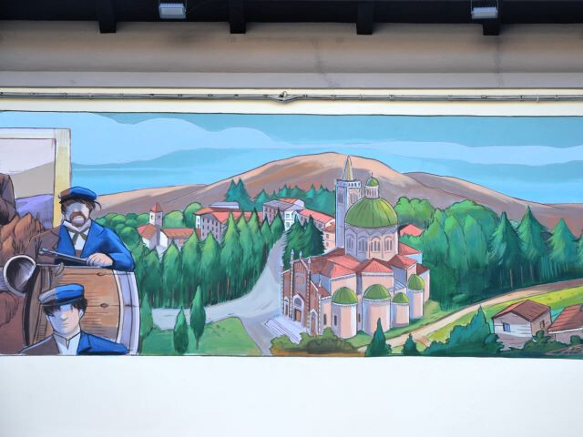 Decorazione della sede del Corpo Bandistico Lizzanese