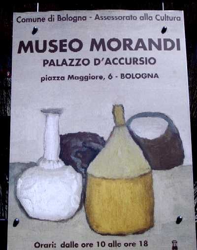 Locandina del Museo Morandi