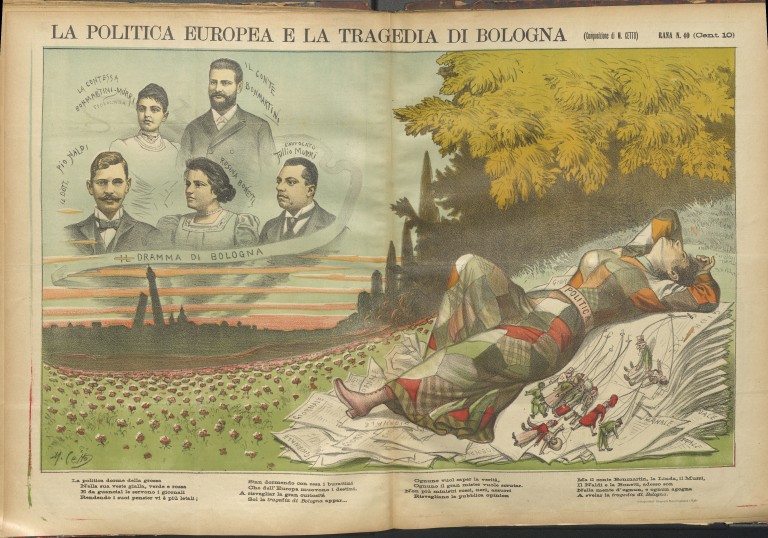 immagine di M. Cetto, La politica europea e la tragedia di bologna