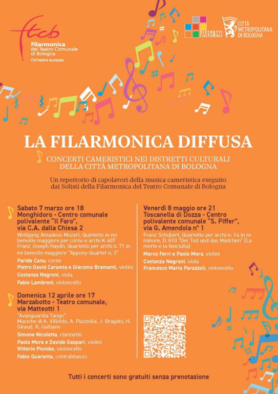 copertina di La Filarmonica diffusa | Marzo - Maggio 2026