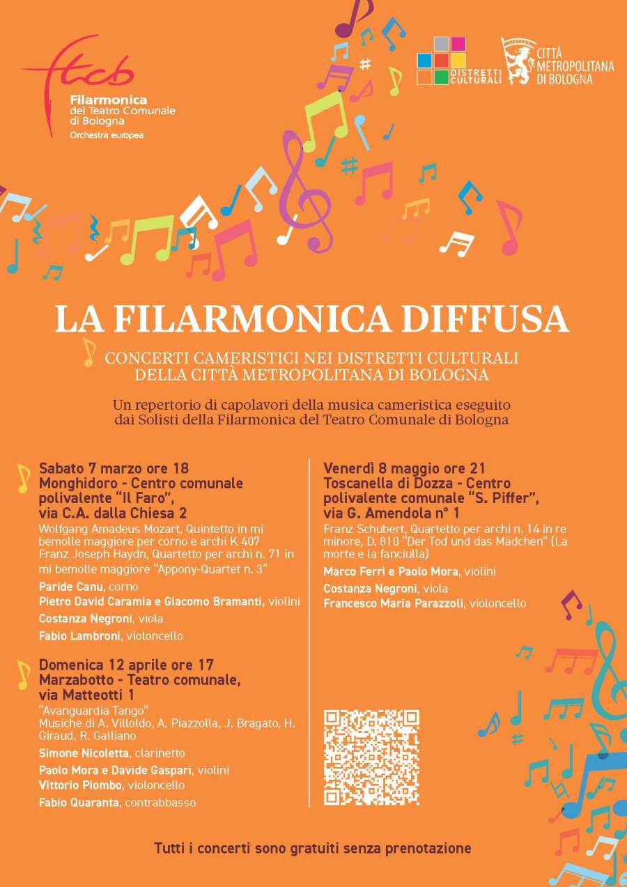 copertina di La Filarmonica diffusa | Marzo - Maggio 2026