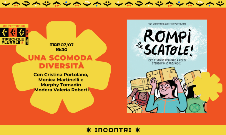 copertina di Una scomoda diversità: talk a partire da «Rompi le scatole»
