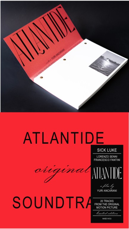copertina di Presentazione sceneggiatura e soundtrack originali “Atlantide” di Yuri Ancarani