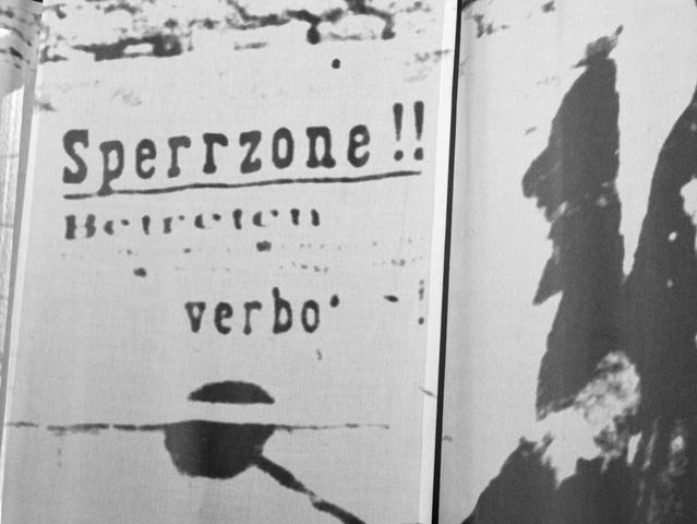 Manifesto della Sperrzone - Fonte: Museo della Resistenza - Istituto Parri (BO)