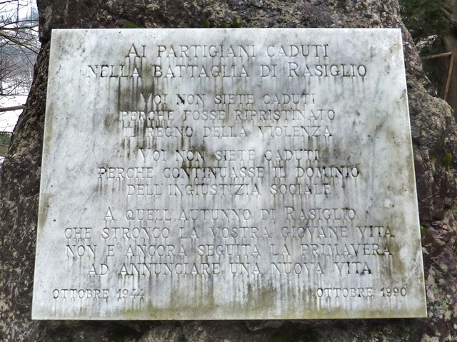 I partigiani della 63a Brigata Garibaldi morti a Rasiglio
