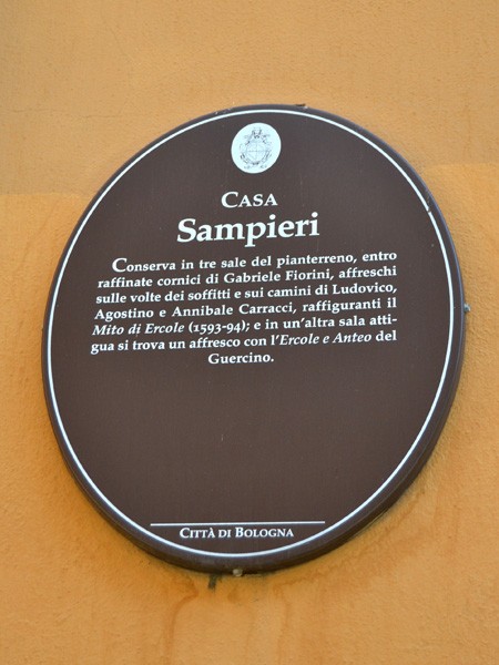 Casa Sampieri - cartiglio