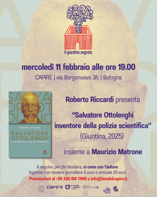 copertina di Salvatore Ottolenghi inventore della polizia scientifica