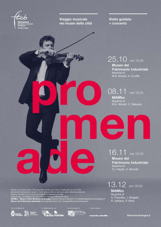 copertina di Promenade | Viaggio musicale nei Musei della città