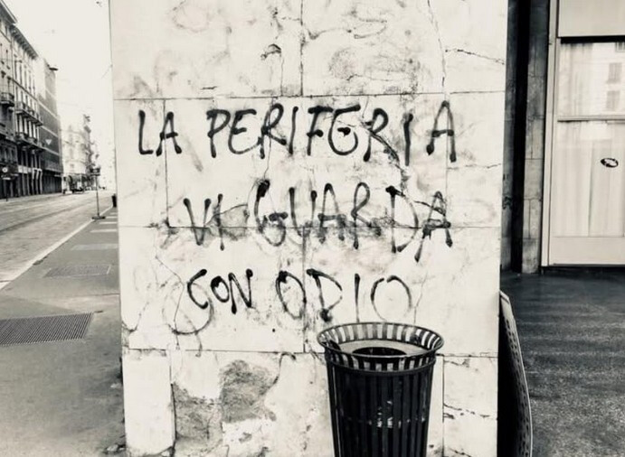 copertina di La periferia vi guarda con odio. Come nasce la fobia dei maranza