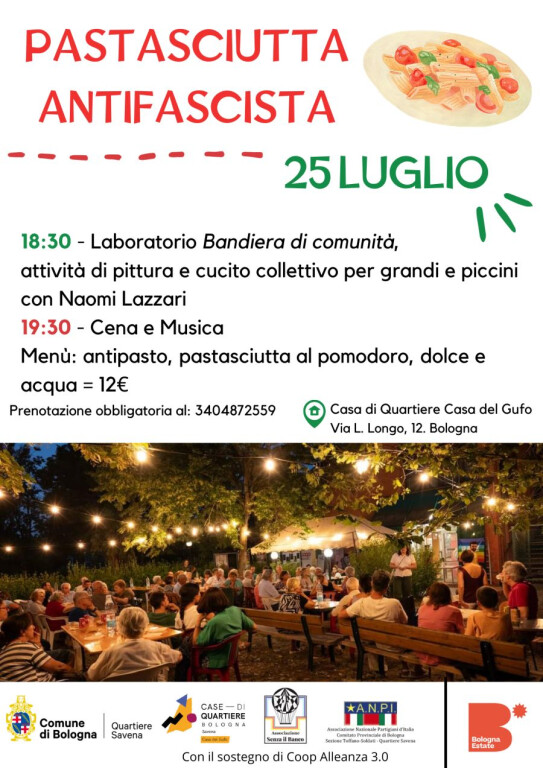 copertina di Pastasciutta Antifascista