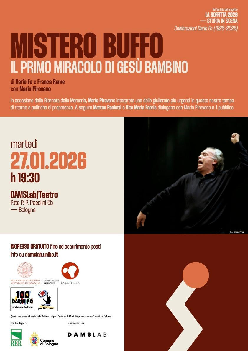 Mario Pirovano | Mistero buffo - Il primo miracolo di Gesù Bambino