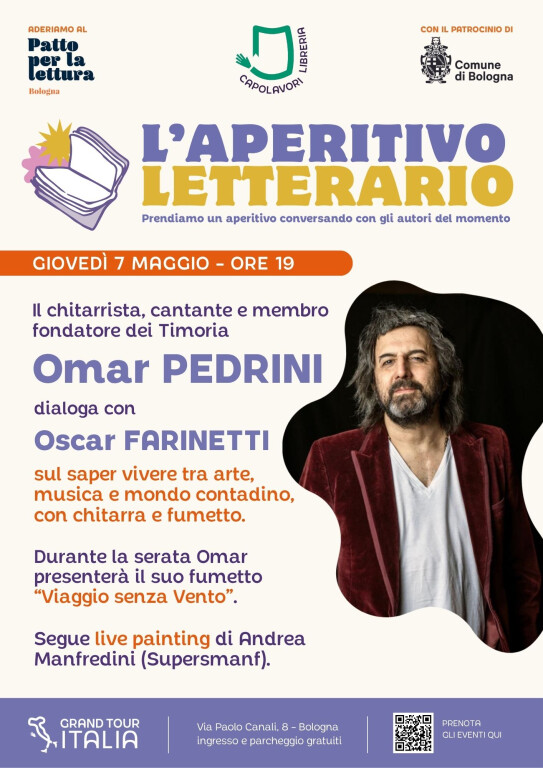 immagine di Omar Pedrini in dialogo con Oscar Farinetti