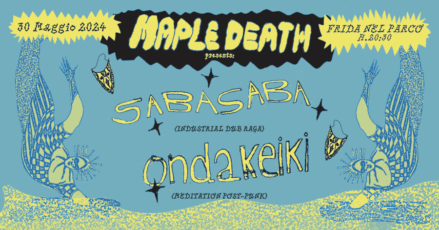 copertina di Saba Saba live + dj Ondakeiki | RINVIATO AL 18 LUGLIO