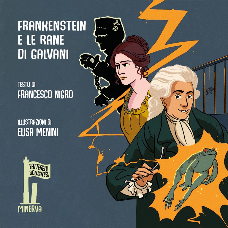 copertina di Frankenstein e le rane di Galvani