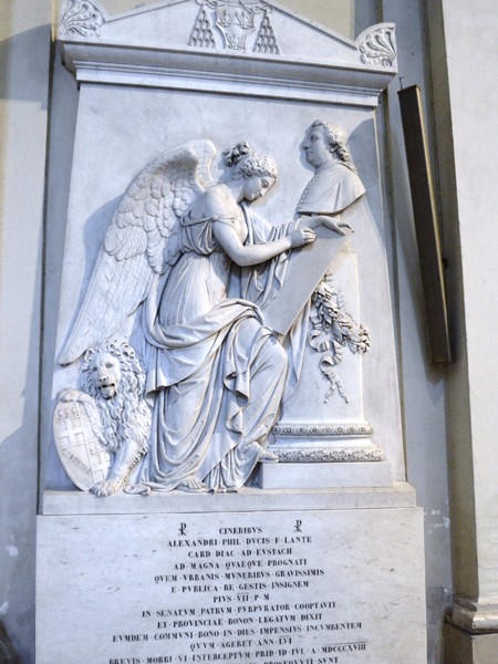 A. Tadolini - Monumento funebre al cardinale Lante - S. Pietro (BO)