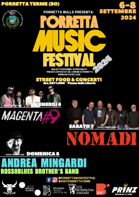 copertina di Porretta Music Festival 