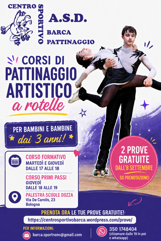 immagine di Prove gratuite di pattinaggio artistico a rotelle