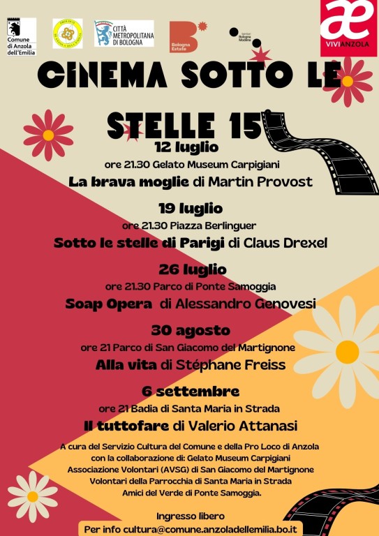 copertina di 15° CINEMA SOTTO LE STELLE. Proiezione del film "Soap Opera"