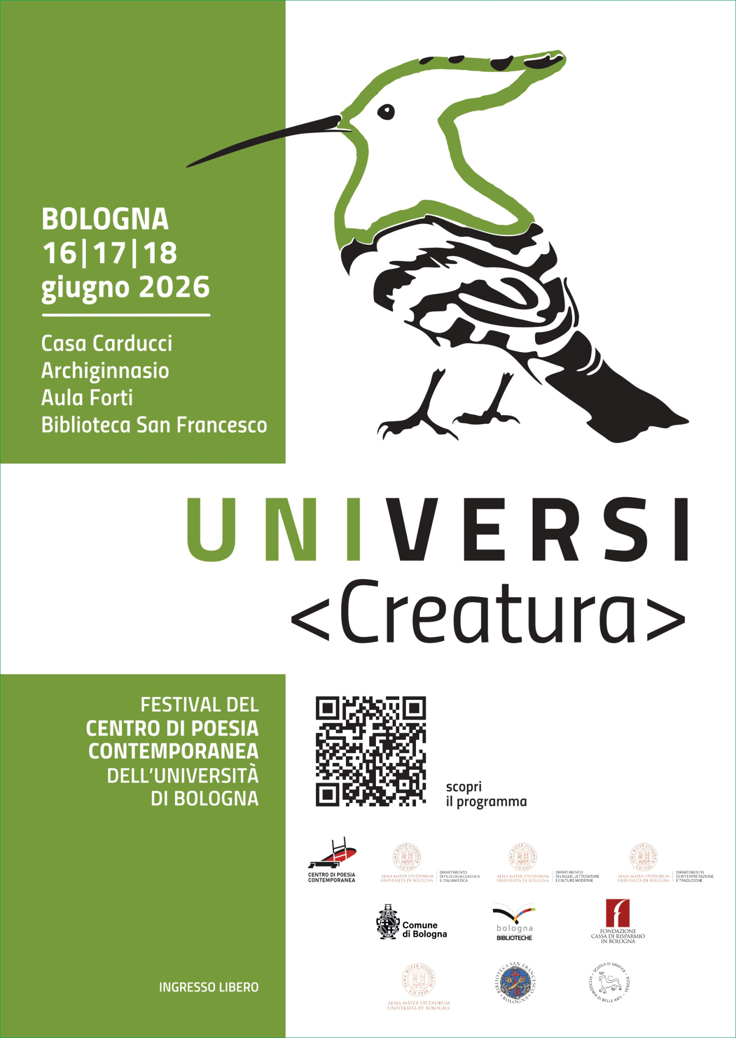 copertina di UNIVERSI 2026 - Creatura